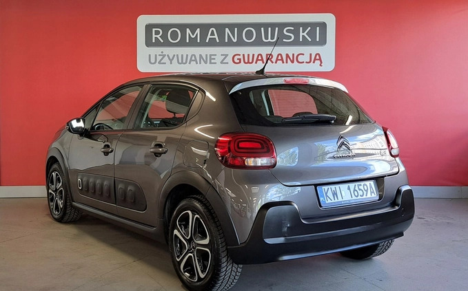 Citroen C3 cena 49900 przebieg: 57493, rok produkcji 2019 z Kraków małe 407